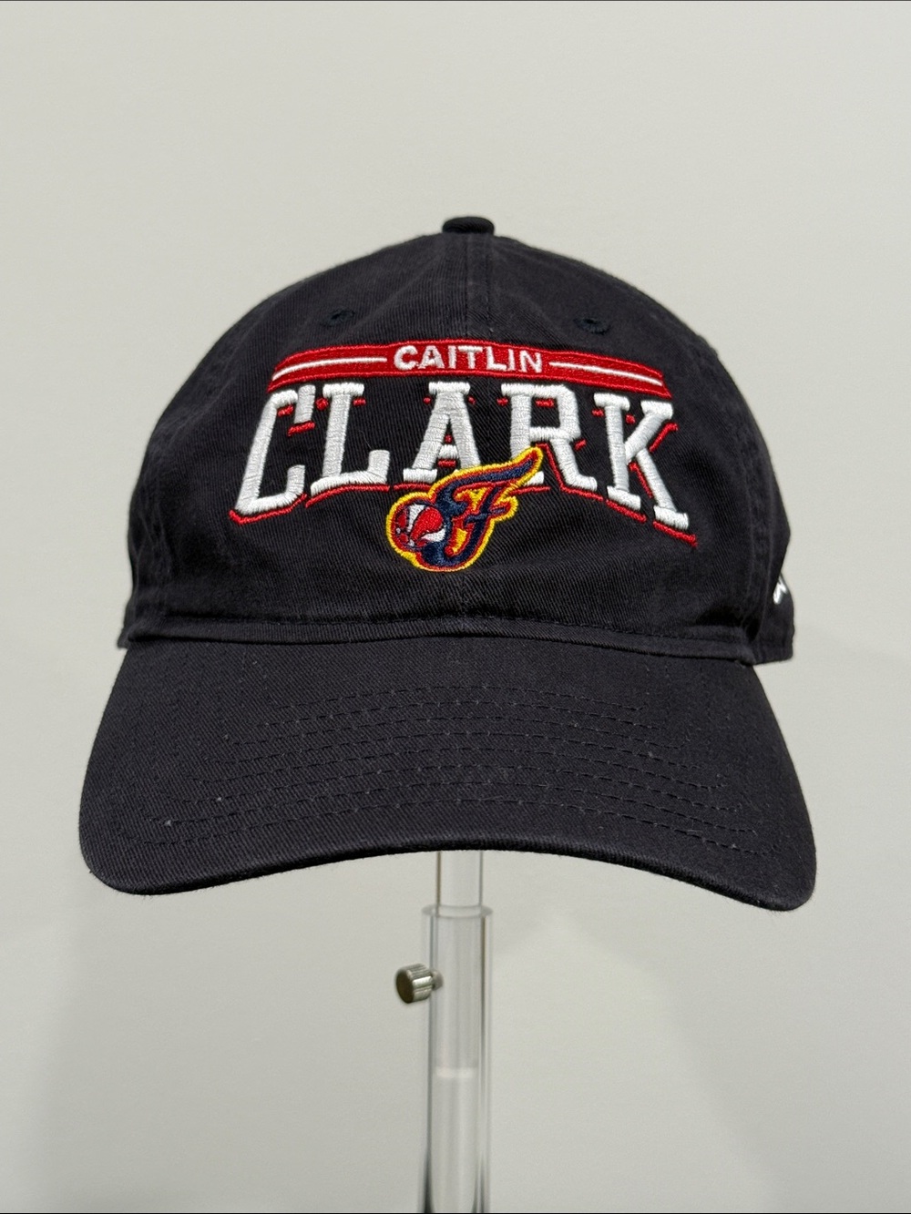 New Era WNBPA Indiana Fever Caitlin Clark Embroidered 9TWENTY Adj Navy Cap OS